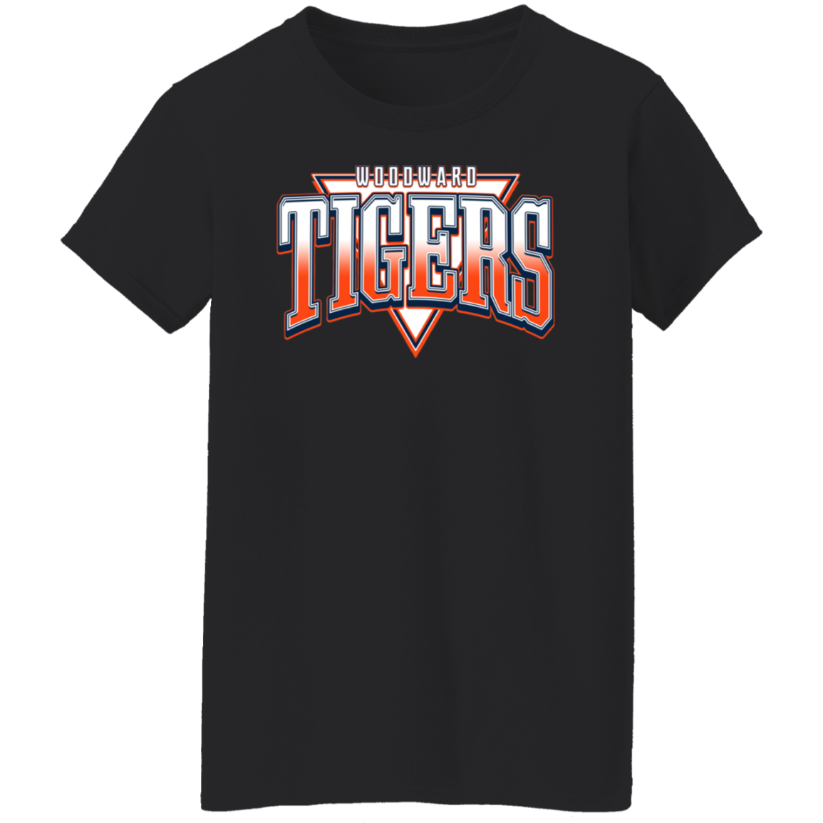 Woodward Tigers Text Women's Tee