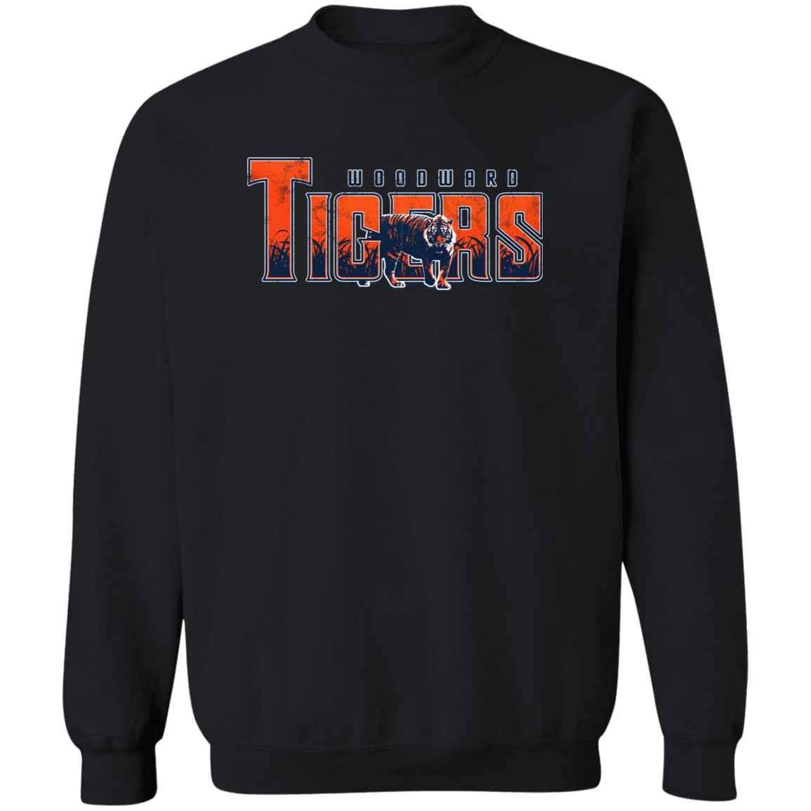 Woodward Tigers Vintage Crewneck