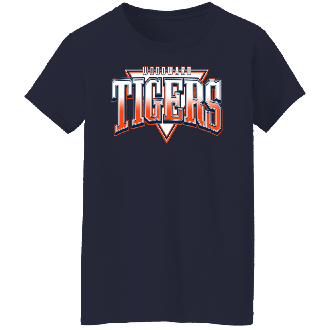 Woodward Tigers Text Women's Tee