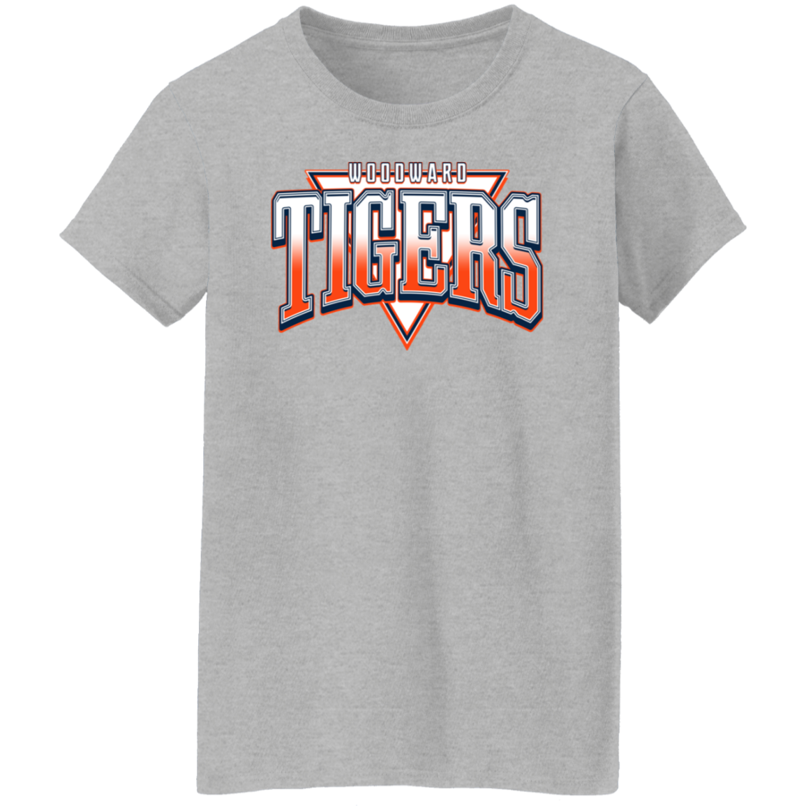 Woodward Tigers Text Women's Tee