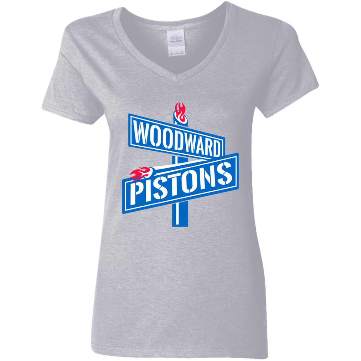 WOODWARD PISTONS Women's Tee