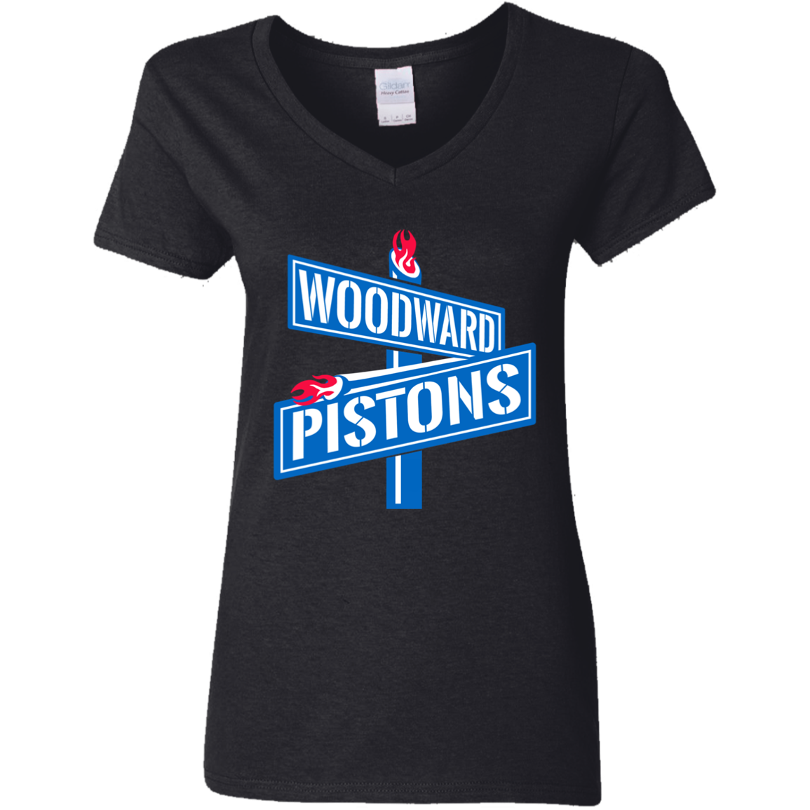 WOODWARD PISTONS Women's Tee