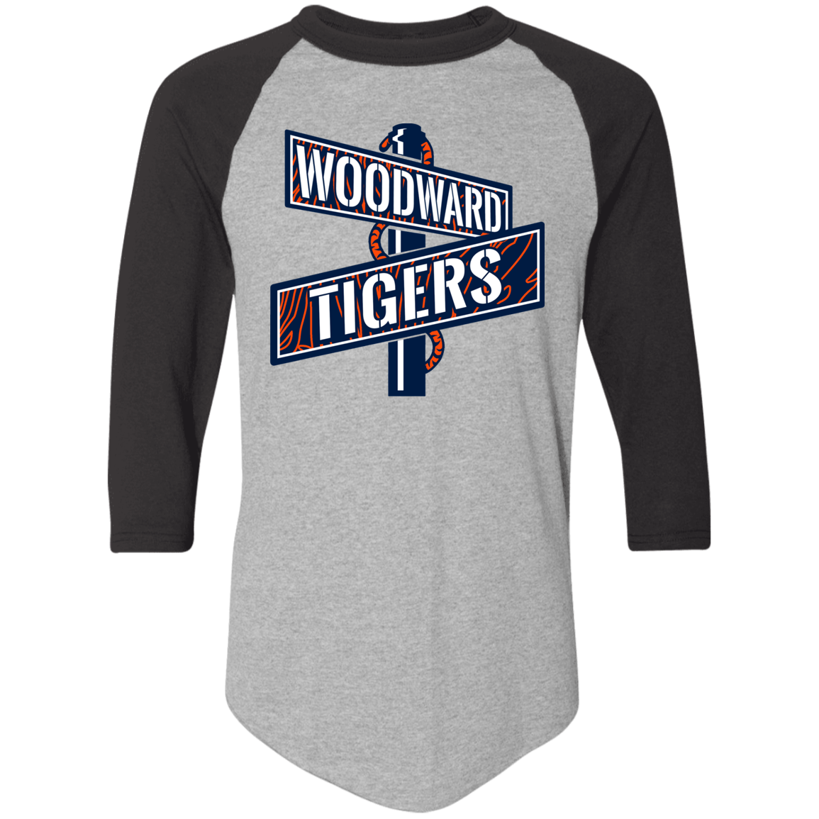 WOODWARD TIGERS Colorblock Raglan Jersey