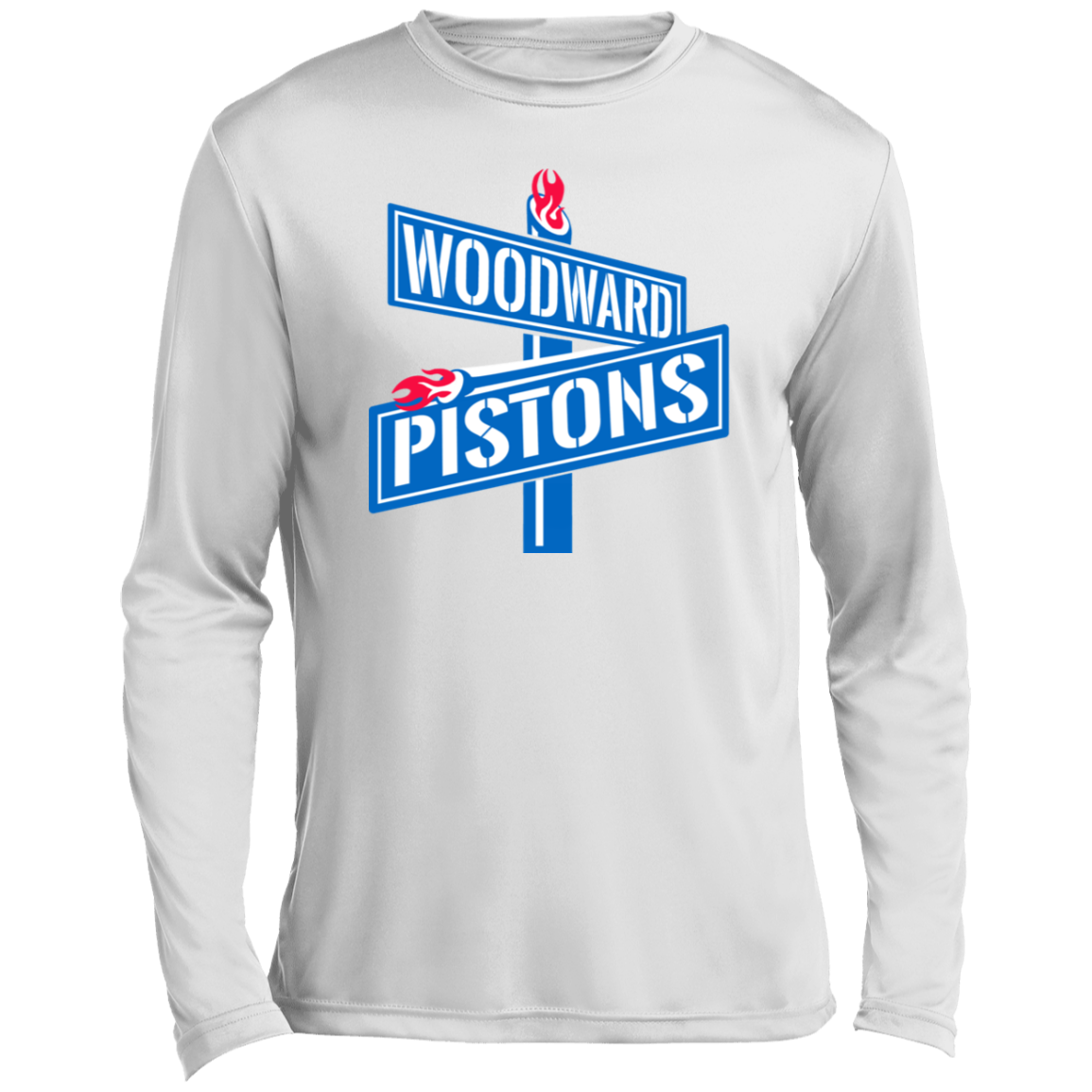 WOODWARD PISTONS Men’s Long Sleeve Tee