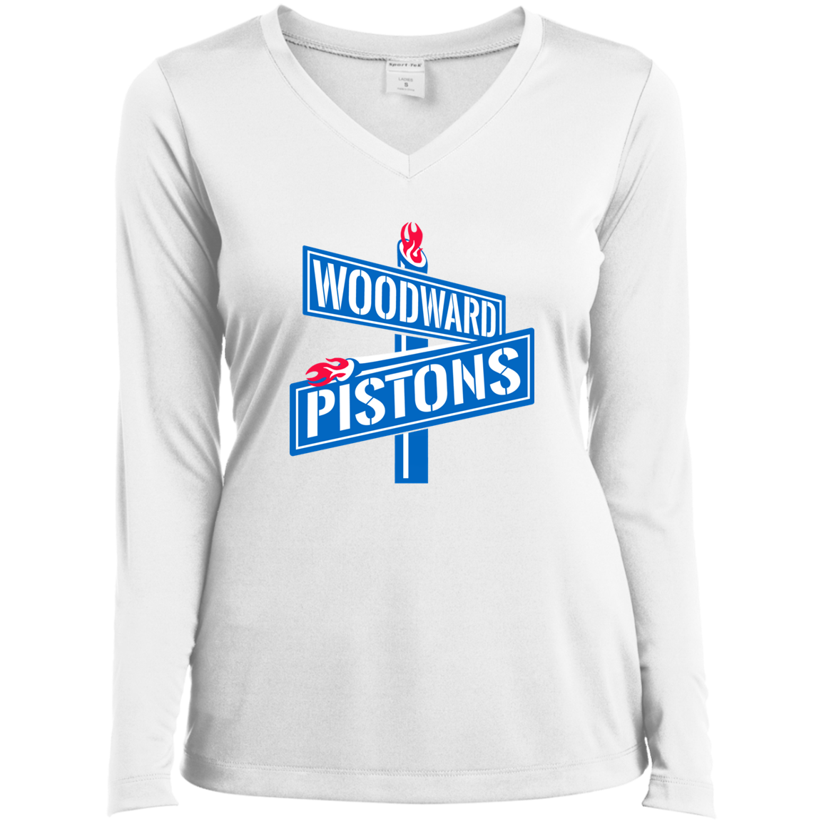 WOODWARD PISTONS Women’s Long Sleeve Tee