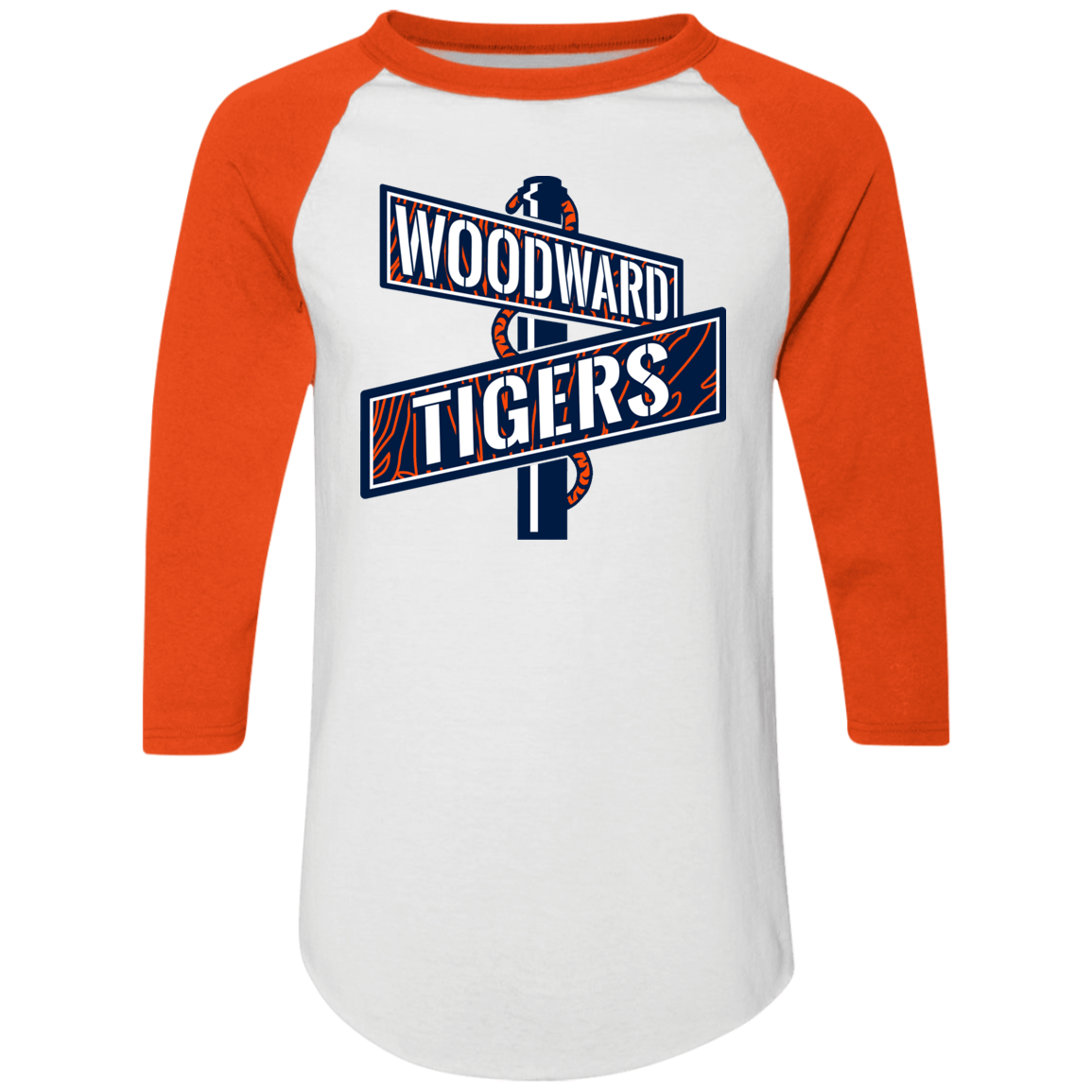 WOODWARD TIGERS Colorblock Raglan Jersey