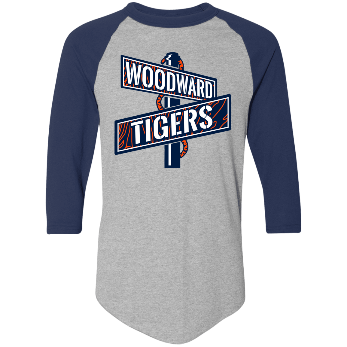 WOODWARD TIGERS Colorblock Raglan Jersey