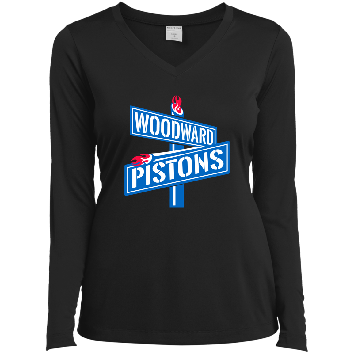WOODWARD PISTONS Women’s Long Sleeve Tee