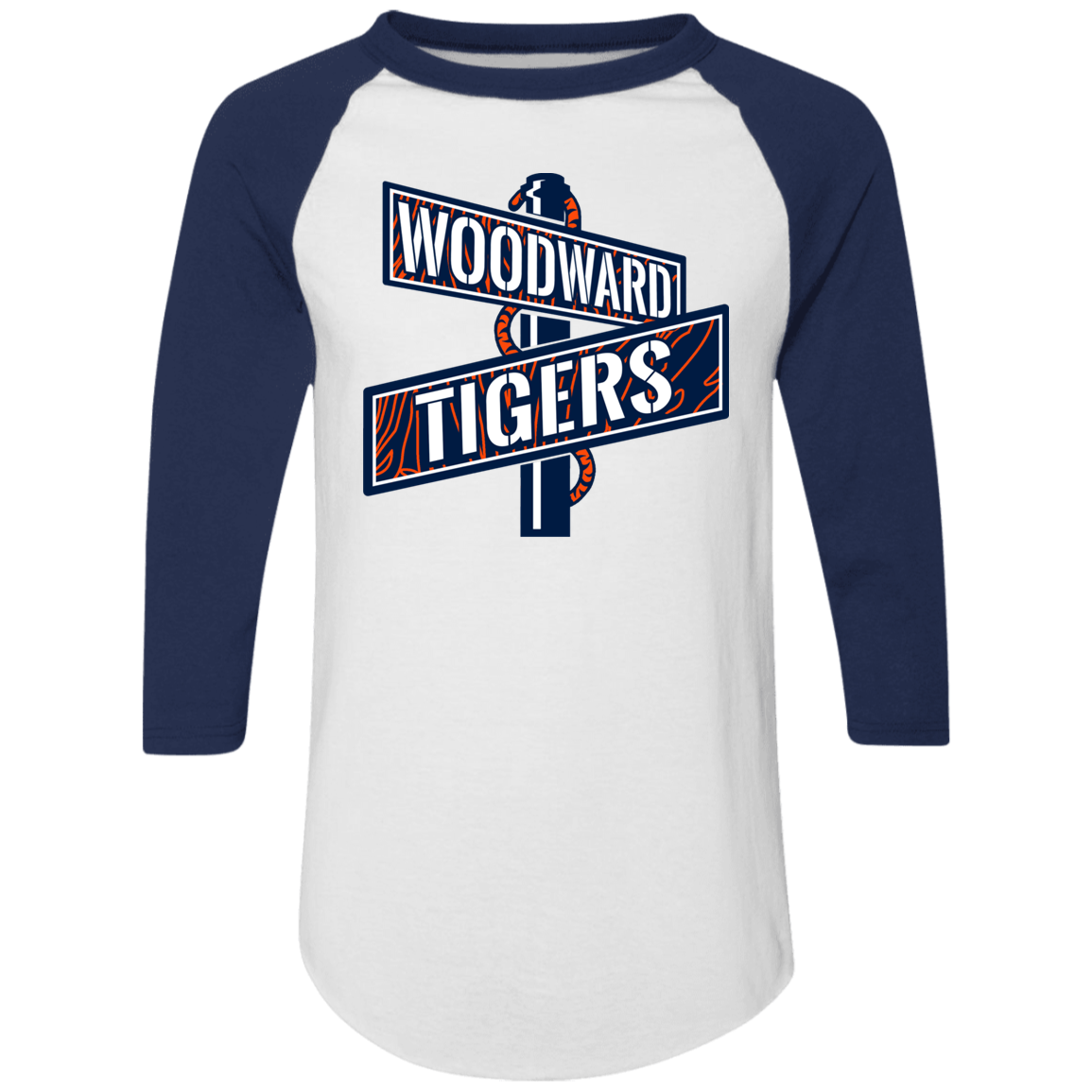 WOODWARD TIGERS Colorblock Raglan Jersey