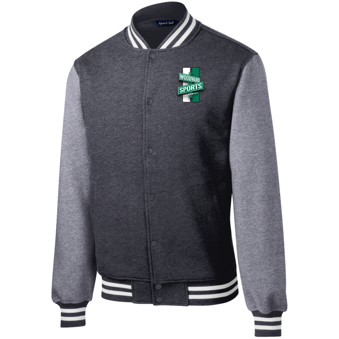 2 BAR Fleece Letterman Jacket