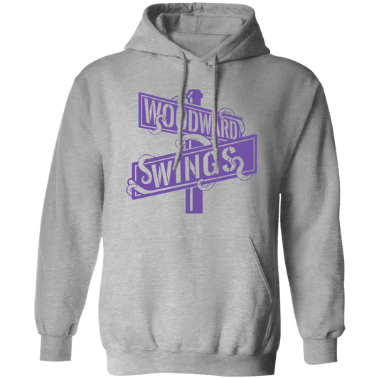 Purple Woodward Wings Hoodie