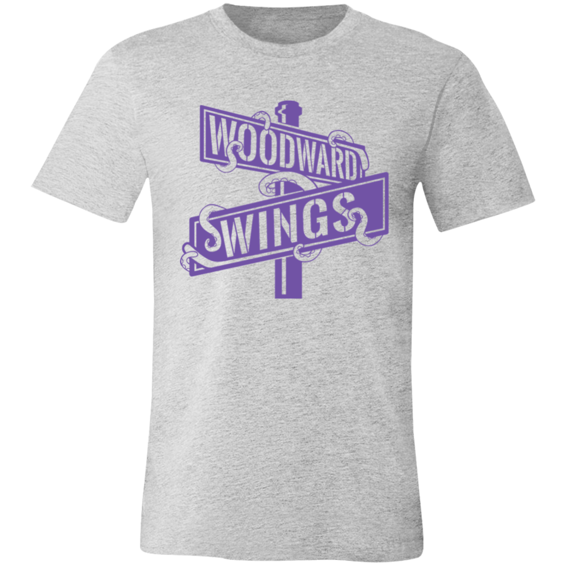 Purple Woodward Wings Tee