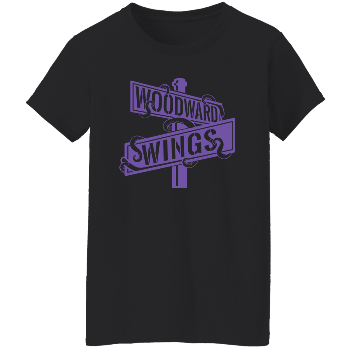 Purple Woodward Wings Women's Tee