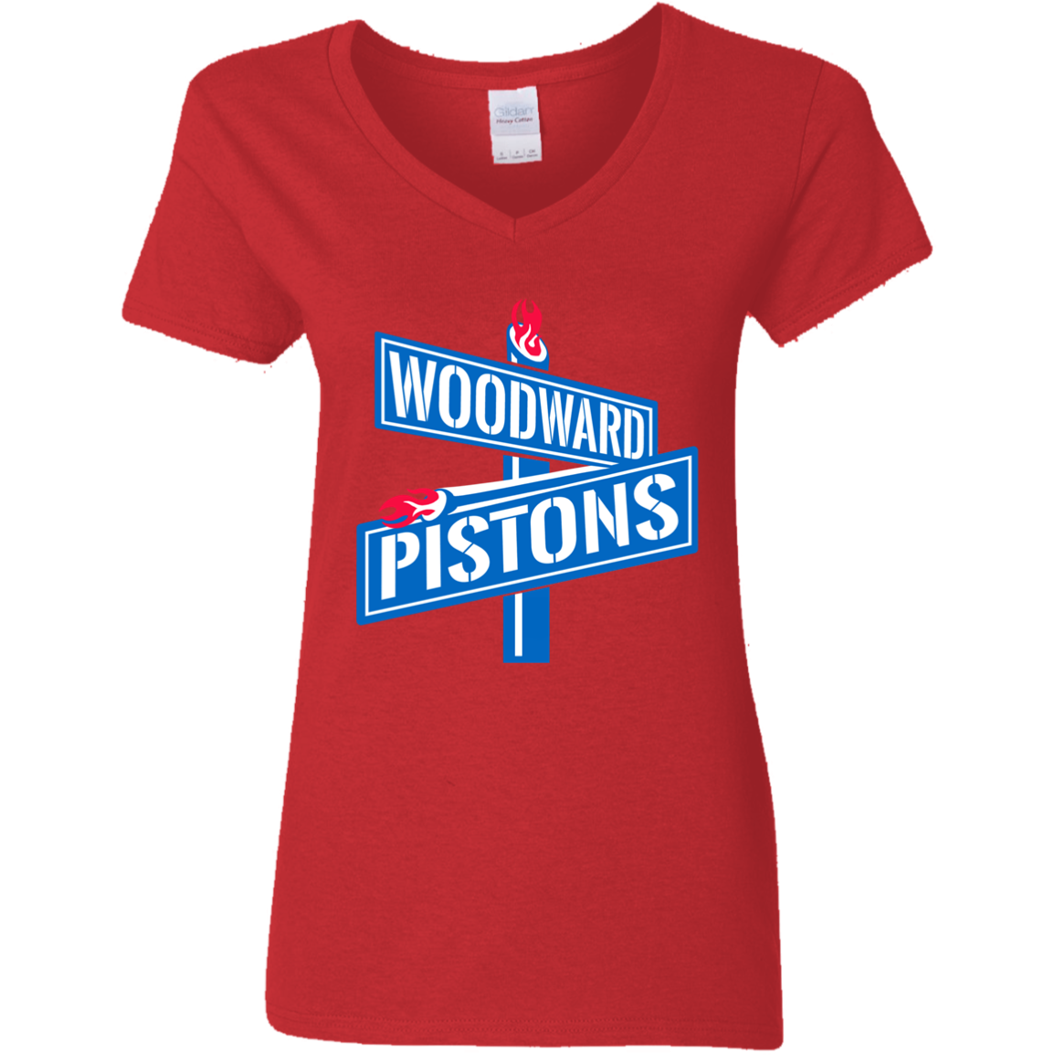 WOODWARD PISTONS Women's Tee