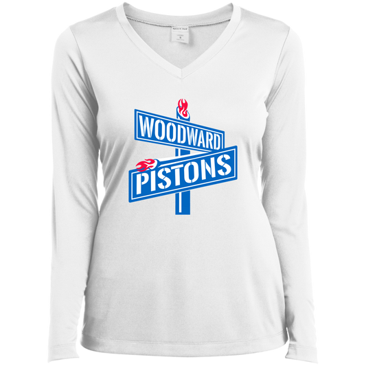 WOODWARD PISTONS Women’s Long Sleeve Tee